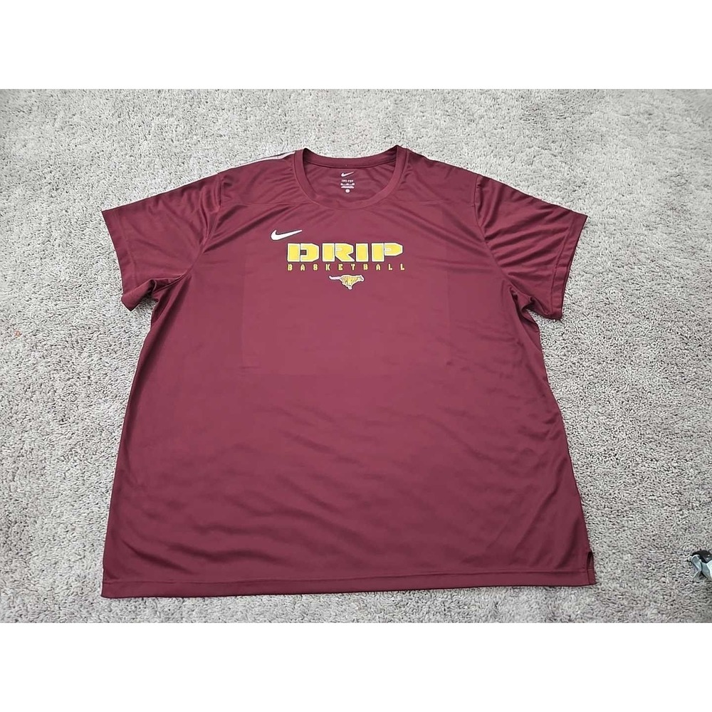 Dripping Springs Tigers T Shirt Mens 4XL UIL Drip Basketball Nike Dri-Fit